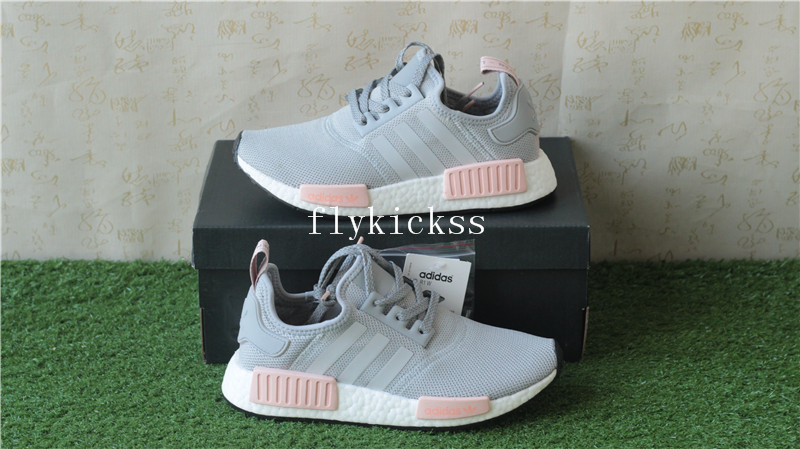 Real Boost Adidas NMD R1 PK Vapour Grey Pink